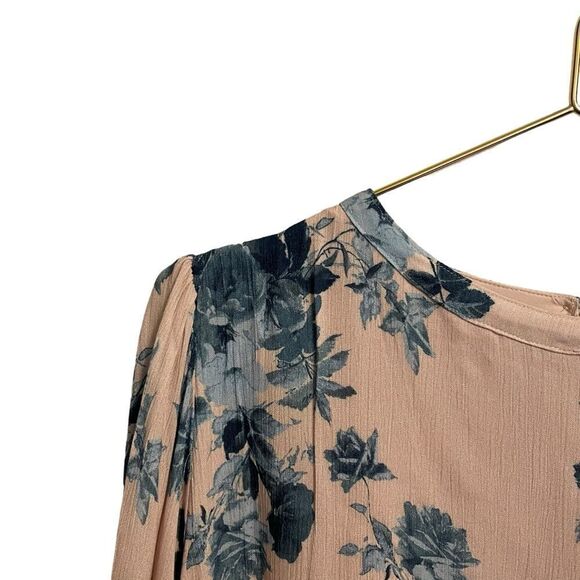 Penelope Rose Floral Rose Long Sleeve Boho Lined Dress Size 1X - Picture 6 of 9